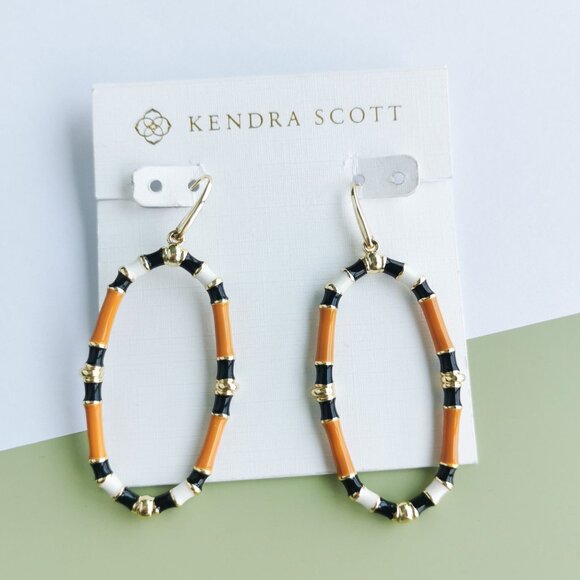 Kendra Scott Essie Neutral Mix Earrings - Gold - Picture 1 of 4